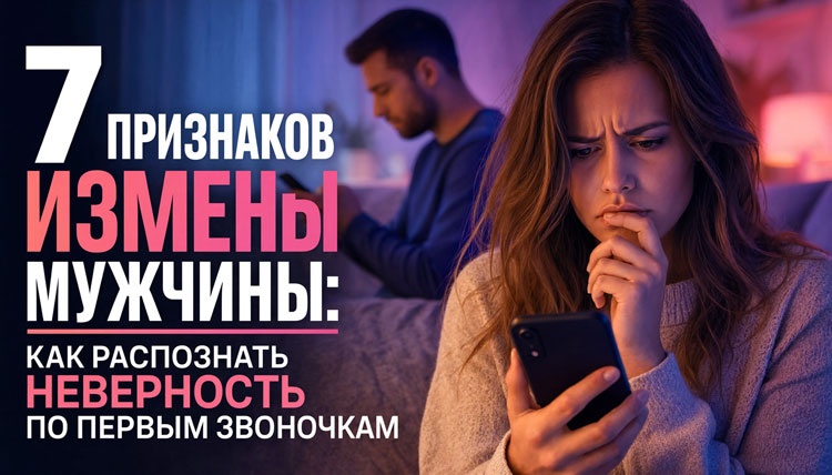 7 признаков измены мужчины: как распознать неверность по первым звоночкам