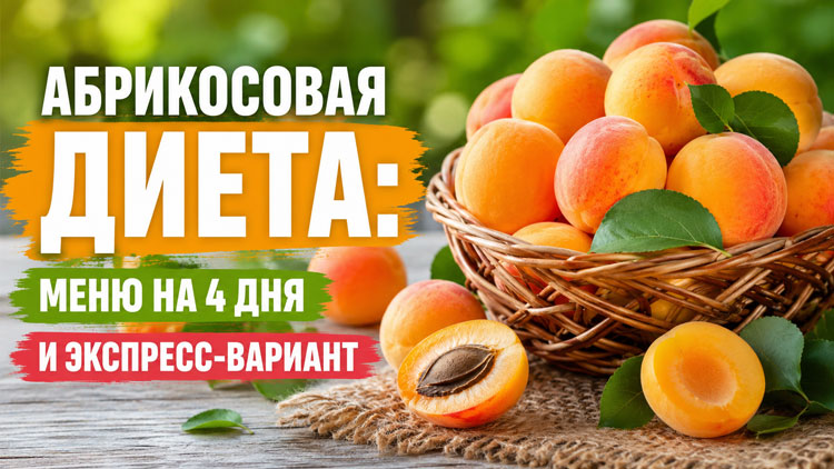 Абрикосовая диета: меню на 4 дня и экспресс-вариант