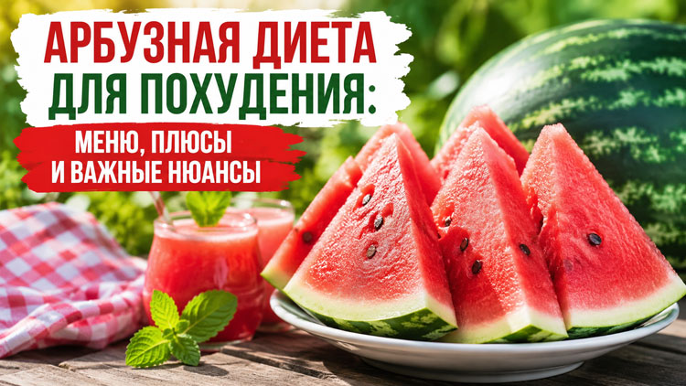 Арбузная диета для похудения: меню, плюсы и важные нюансы