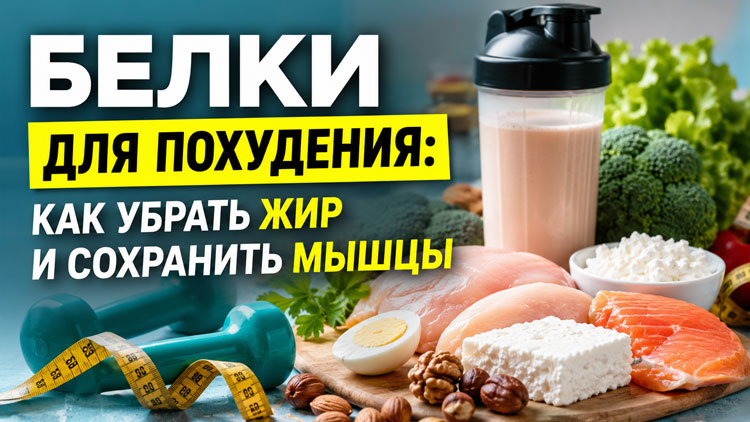 Белки для похудения: как убрать жир и сохранить мышцы