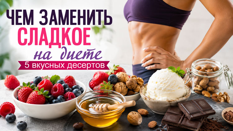 Чем заменить сладкое на диете: 5 безопасных и вкусных десертов