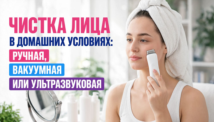 Чистка лица в домашних условиях: ручная, вакуумная или ультразвуковая