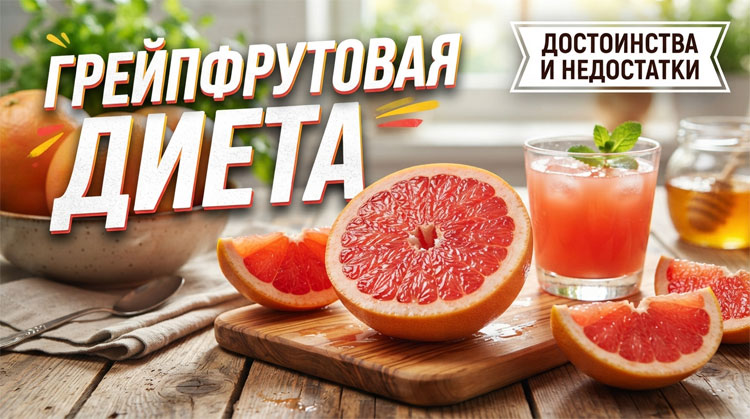 Грейпфрутовая диета: достоинства и недостатки