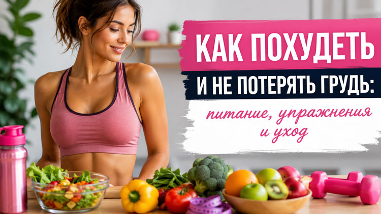 Как похудеть и не потерять грудь: питание, упражнения и уход