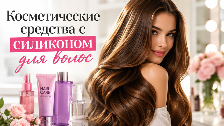 Косметические средства с силиконом для волос