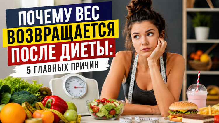 Почему вес возвращается после диеты: 5 главных причин