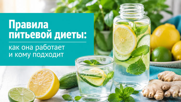 Правила питьевой диеты: как она работает и кому подходит