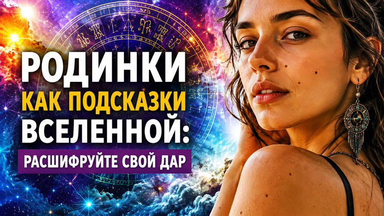 Родинки как подсказки Вселенной: расшифруйте свой дар