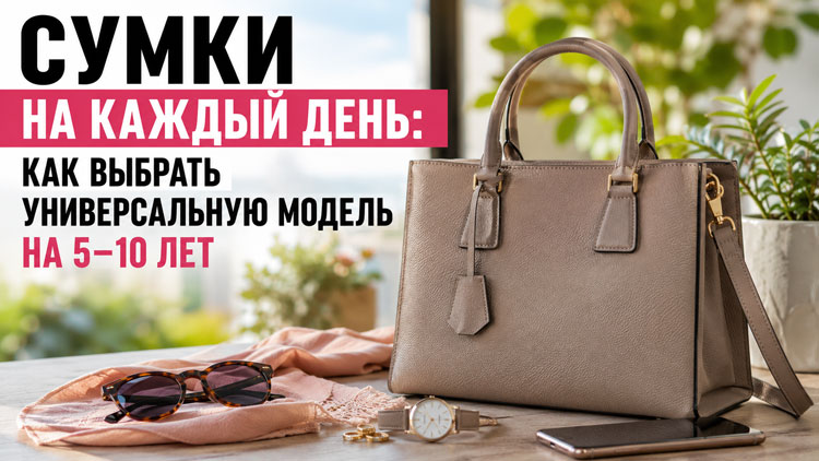 Сумки на каждый день: как выбрать универсальную модель на 5–10 лет