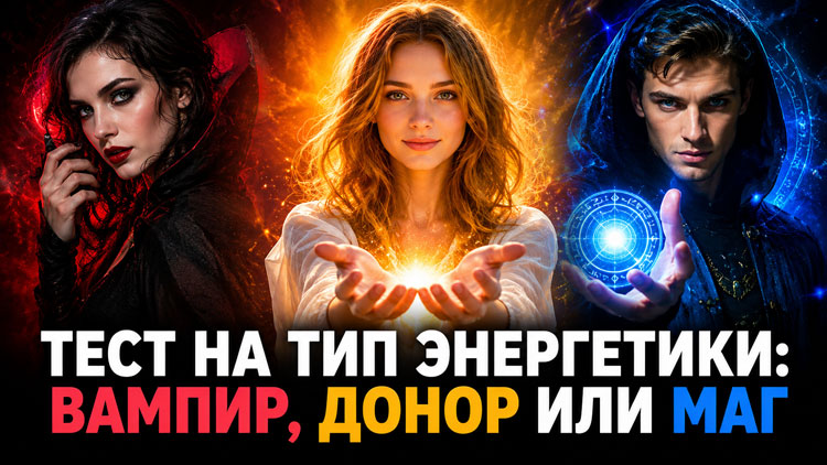 Тест на тип энергетики: вампир, донор или маг