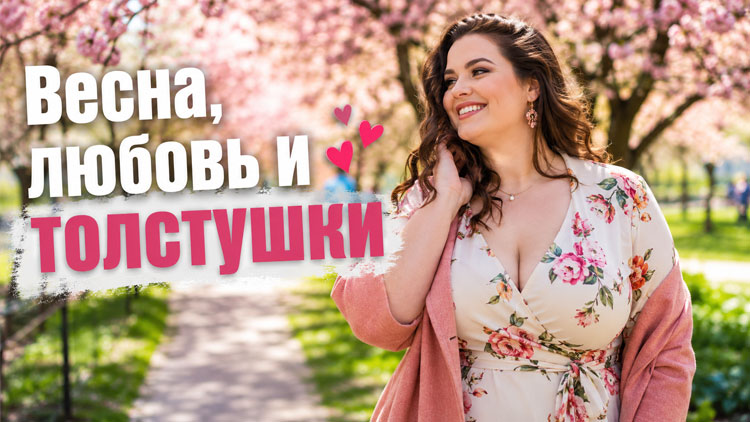 Весна, любовь и толстушки: почему 102 кг веса не помешали мне быть любимой и успешной