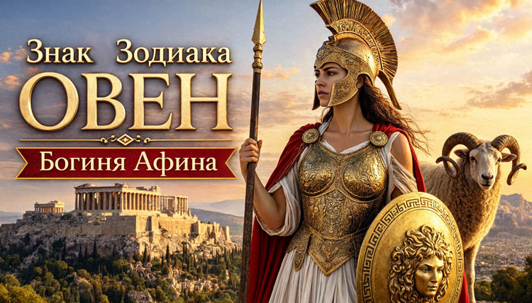 Богиня Афина - знак зодиака Овен