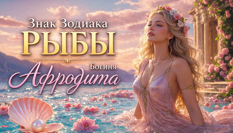 Богиня Афродита - знак зодиака Рыбы