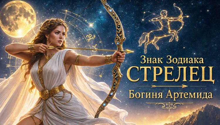 Богиня Артемида - знак зодиака Стрелец