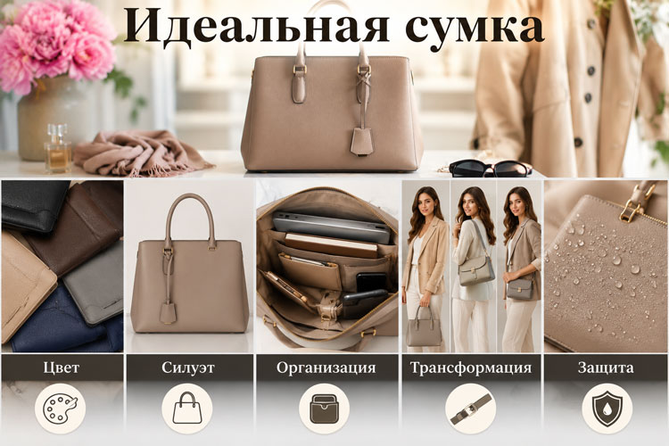Дизайн и функциональность женских сумок